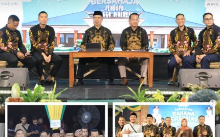 Kepala Kejaksaan Negeri Kabupaten Madiun Menghadiri Bakti Harmoni Madiun Bersih, Sehat, dan Sejahtera (Bahana Bersahaja) Tahun 2026