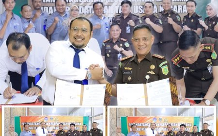 enandatanganan Nota Kesepahaman (Memorandum of Understanding/MoU) antara Bidang Perdata dan Tata Usaha Negara (DATUN) Kejaksaan Negeri Kabupaten Madiun dengan Perusahaan Umum Daerah Air Minum (Perumdam) Tirta Dharma Purabaya Kabupaten Madiun.