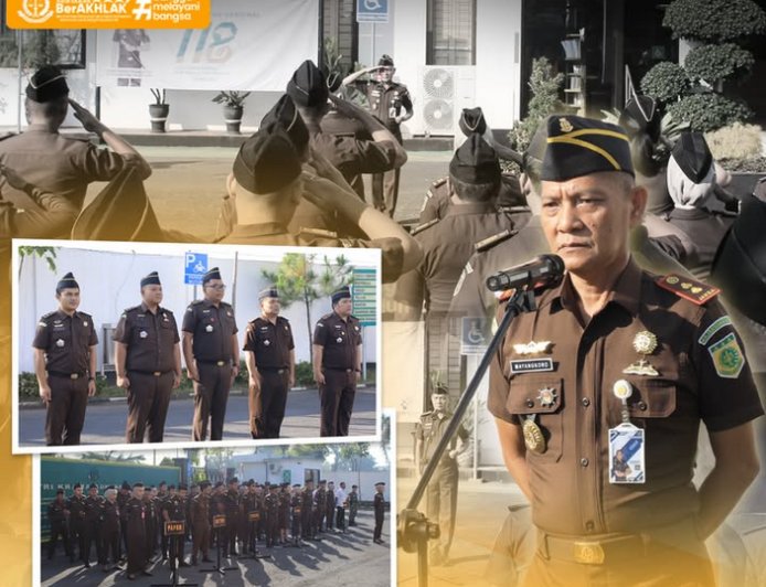 Apel Pagi Pegawai Kejaksaan Negeri Kabupaten Madiun