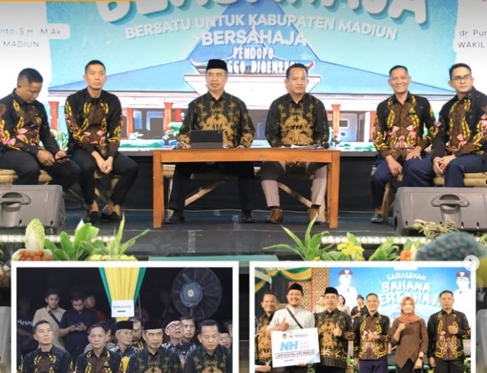 Kepala Kejaksaan Negeri Kabupaten Madiun Menghadiri Bakti Harmoni Madiun Bersih, Sehat, dan Sejahtera (Bahana Bersahaja) Tahun 2026