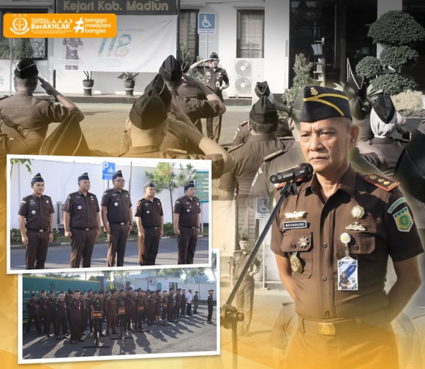 Apel Pagi Pegawai Kejaksaan Negeri Kabupaten Madiun