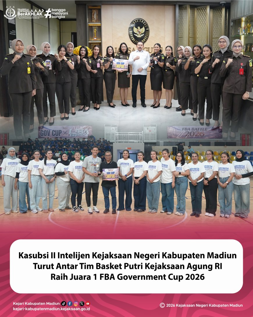 Prestasi membanggakan kembali ditorehkan oleh insan Adhyaksa Kasubsi II Seksi Intelijen Kejaksaan Negeri Kabupaten Madiun
