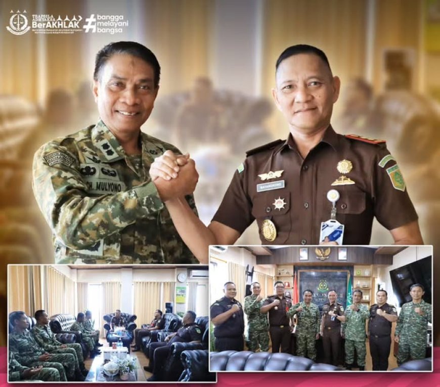 kunjungan silaturahmi Kepala Oditurat Militer (Kaotmil) III-12 Madiun