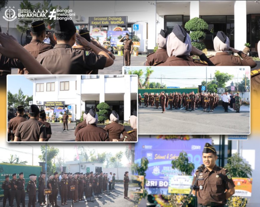 Apel Pagi Pegawai Kejaksaan Negeri Kabupaten Madiun