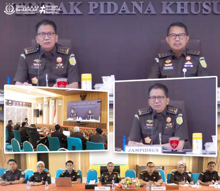 Pengarahan Jaksa Agung Muda Tindak Pidana Khusus (JAM PIDSUS)