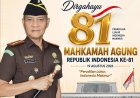 DIRGAHAYU MAHKAMAH AGUNG REPUBLIK INDONESIA KE-81