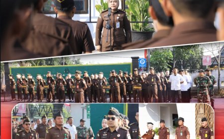 Apel Pagi Pegawai Kejaksaan Negeri Kabupaten Madiun