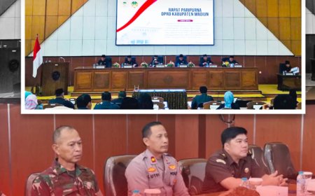Rapat Paripurna DPRD Kabupaten Madiun tentang Program Pembentukan Peraturan Daerah