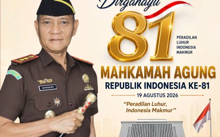 DIRGAHAYU MAHKAMAH AGUNG REPUBLIK INDONESIA KE-81