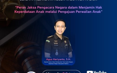 DIALOG JAKSA MENYAPA Bersama KEJAKSAAN NEGERI KABUPATEN MADIUN