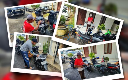 Seksi Pemulihan Aset dan Pengelolaan Barang Bukti (PAPBB) Kejaksaan Negeri Kabupaten Madiun melaksanakan kegiatan perawatan dan pemeliharaan barang bukti