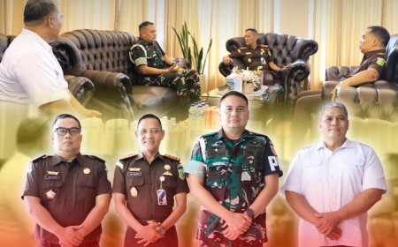 Kepala Kejaksaan Negeri Kabupaten Madiun menerima kunjungan silaturahmi dari Komandan Detasemen Polisi Militer (Dandenpom) V/1 Madiun