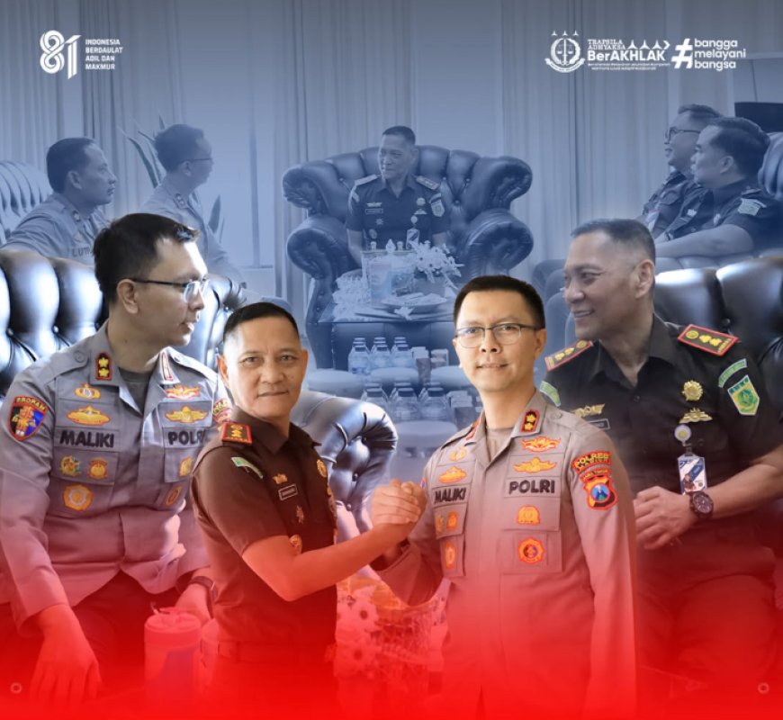 Kepala Kejaksaan Negeri Kabupaten Madiun menerima kunjungan silaturahmi Kapolres Madiun