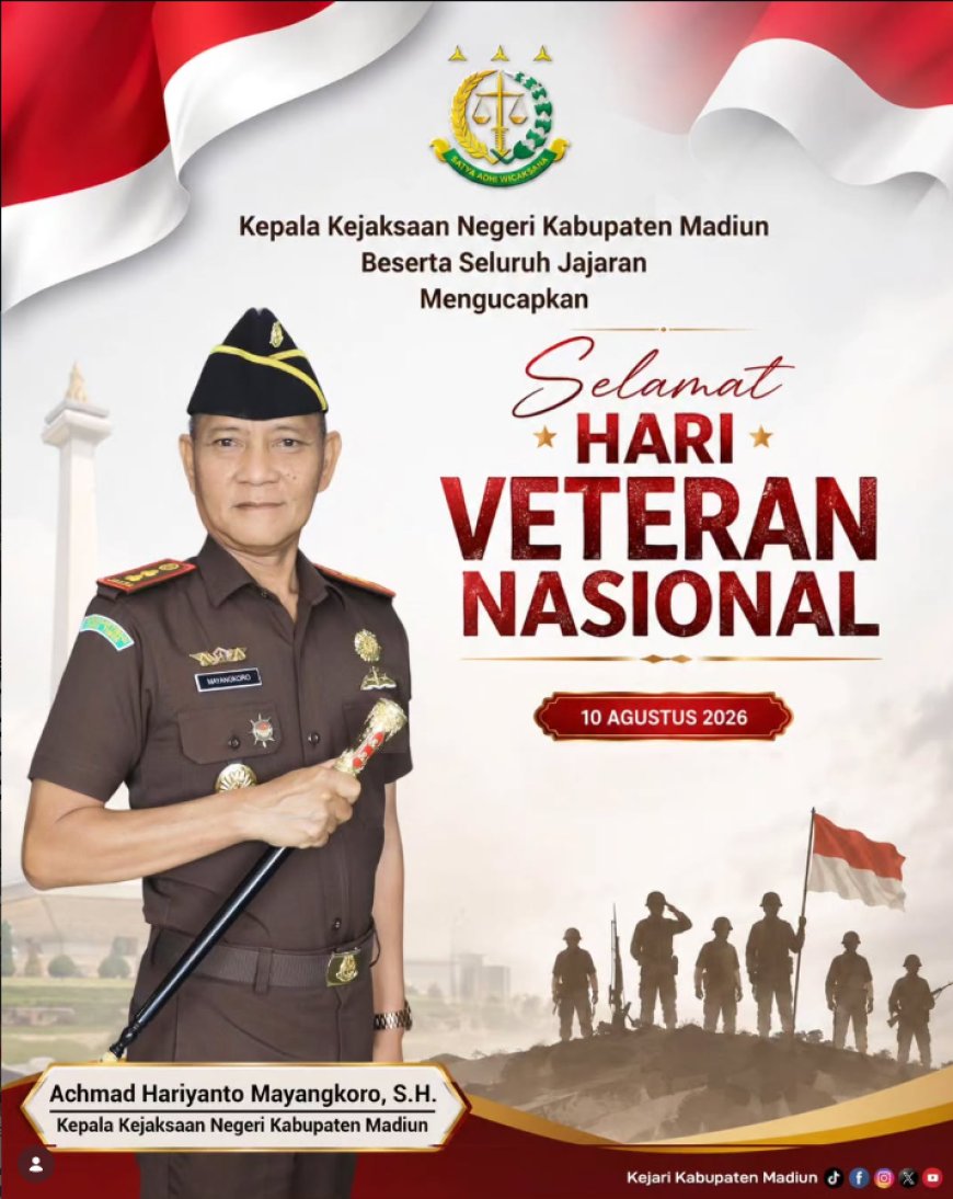 Selamat Hari Veteran Nasional 2026.