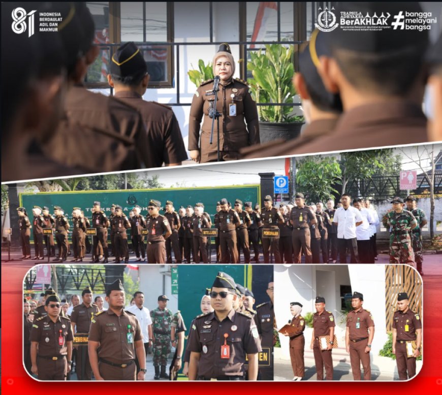 Apel Pagi Pegawai Kejaksaan Negeri Kabupaten Madiun