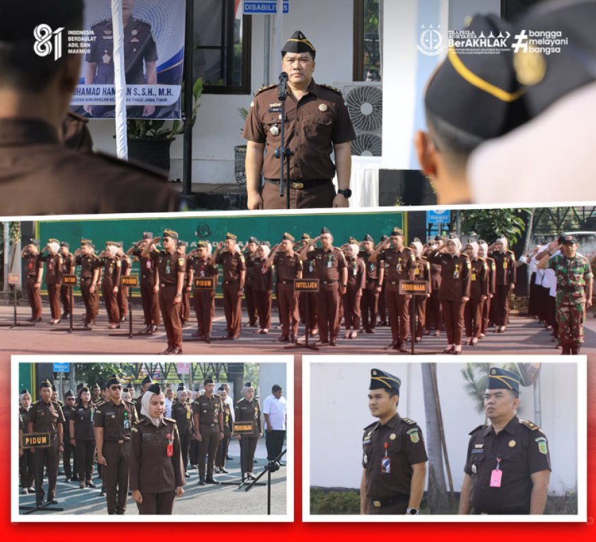 Apel Pagi Kejaksaan Negeri Kabupaten Madiun