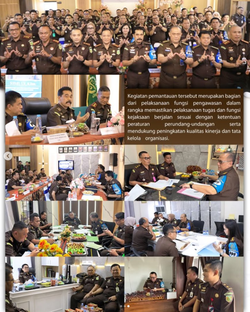 Pemantauan oleh Bidang Pengawasan Kejaksaan Republik Indonesia di Kantor Kejaksaan Negeri Kabupaten Madiun