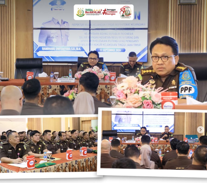 Monitoring dan Upaya Penyelesaian Piutang Uang Pengganti di Wilayah Hukum Kejaksaan Tinggi Jawa Timur