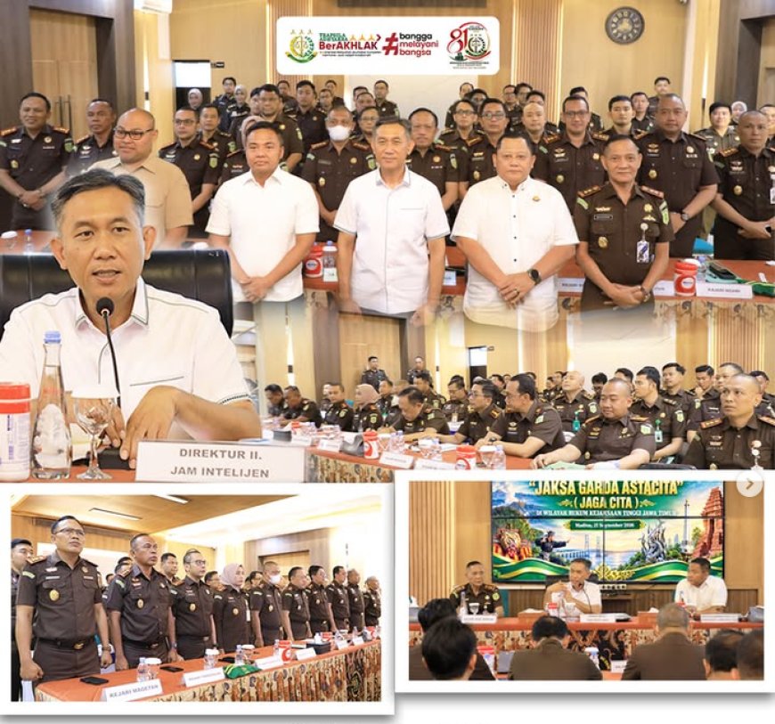 Monitoring, Evaluasi, dan Sosialisasi Program Jaksa Garda Astacita (Jaga Cita) oleh Direktur II pada Jaksa Agung Muda Bidang Intelijen