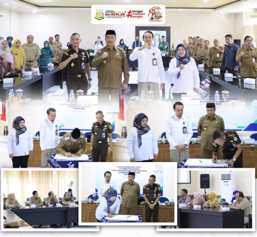 Forum Konsultasi Pelayanan Publik yang diselenggarakan oleh Loka Pengawas Obat dan Makanan (Loka POM) di Madiun