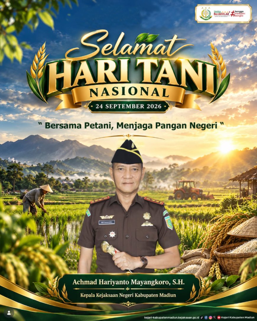 SELAMAT HARI TANI NASIONAL 2026