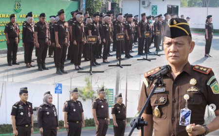 Apel Pagi Kejaksaan Negeri Kabupaten Madiun 5 Oktober 2026