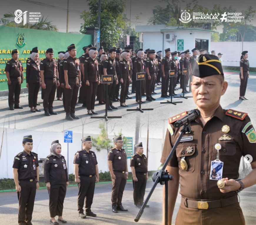Apel Pagi Kejaksaan Negeri Kabupaten Madiun 5 Oktober 2026