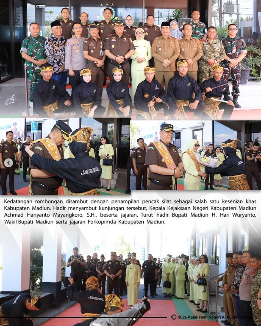 Kunjungan kerja Kepala Kejaksaan Tinggi Jawa Timur pada Kejaksaan Negeri Kabupaten Madiun