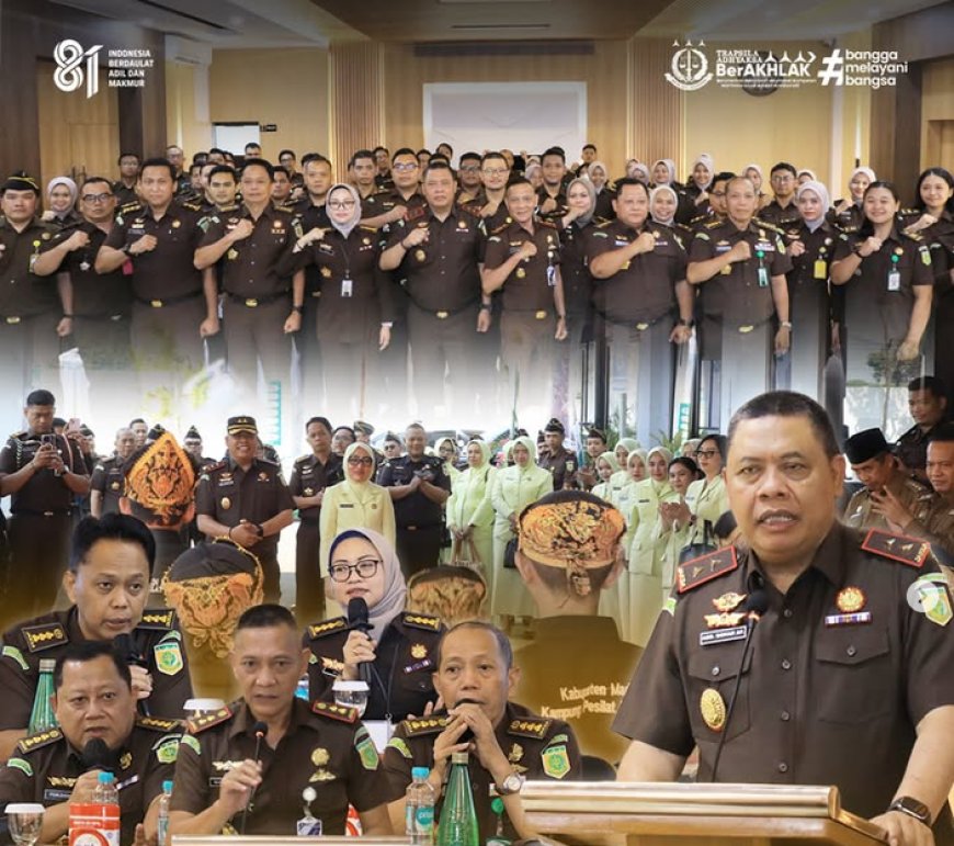 Kunjungan kerja Kepala Kejaksaan Tinggi Jawa Timur pada Kejaksaan Negeri Kabupaten Madiun