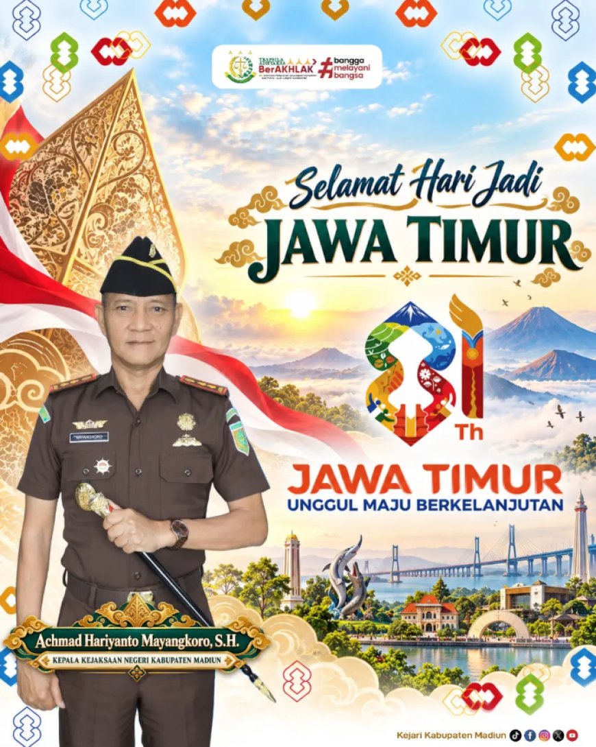 SELAMAT HARI JADI KE-81 PROVINSI JAWA TIMUR