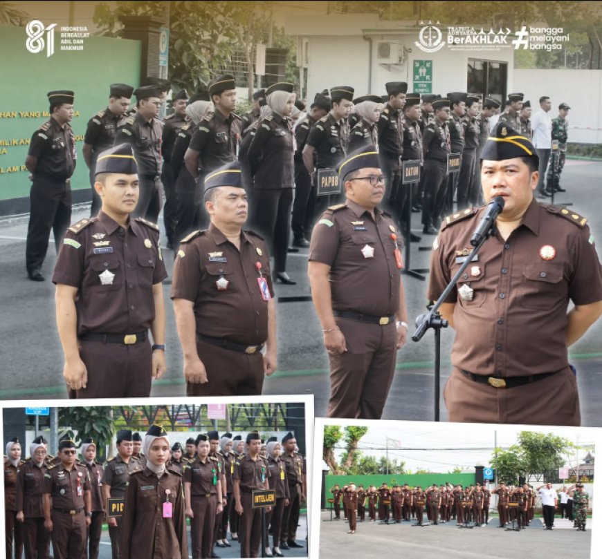 Apel Pagi Kejaksaan Negeri Kabupaten Madiun 12 Oktober 2026